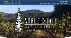 Desktop Screenshot of nobleestatewinery.com